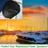 Marine Wakeboard Tower Speaker Covers for 8” Round Speakers – Water-Resistant, Large Size (Set of 2)
