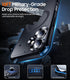 Temdan Designed for iPhone 16 Case Magnetic, Compatible with Magsafe, Military Grade Drop Protection, Tough Rugged Case