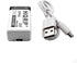 HQRP USB 9V Lithium-Ion Rechargeable Battery, 500mAh High Capacity, 800 Cycle with Micro USB Cable