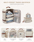 40L Backpack 3 Packing Backpack 17" LOVEVOOK Travel Carry on Flight Approved, Personal Item Bag with Cubes, Travel
