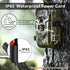 79inch Trail Camera Power Cord, DC External Power Cable, 5.5x2.1mm DC Plug for Portable Power Banks and Cameras