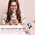 SURPHY iPhone 11 Pro Max Case, Thickened Liquid Silicone Phone Case with Microfiber Lining, Pink