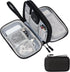 Skycase Travel Cable Organizer, Waterproof Electronics Accessories Storage Bag for USB Data Cable, Earphone, Power Bank