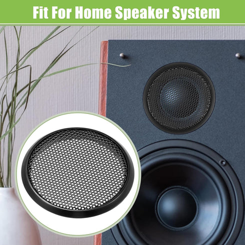 ACROPIX Universal 1.5" Car Speaker Grills Cover Mesh, Round 1.5 Inch Audio Speaker Subwoofer Guard Protector Case, Iron