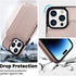Delidigi Wallet Case for iPhone 14 Pro Max with Card Holder, Compatible with Mag-Safe, Flip PU Leather Zipper Pouch
