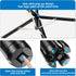 EUG-PRODUCTS Tripod-71 1/4" Selfie Stick Phone Cell Phone Holder with Remote, Screw Thread Adapter, Travel Tripod