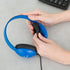 Egghead Heavy Duty Kids’ Headphone with Tangle-Free Cord, Blue