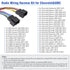 Buick,14Pin 16Pin Radio Wiring Harness Antenna Compatible with Chevrolet Chevy Sierra Silverado Express Suburban