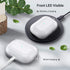 ULAK Clear Case for Airpods Pro 1st Generation, Soft TPU Transparent Shockproof Cover with Keychain, Front LED Visible