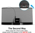ZIOCOM 30 30 3.5mm Pin Bluetooth Adapter Receiver for Bose iPod iPhone SoundDock and Other pin Dock Speakers with Aux
