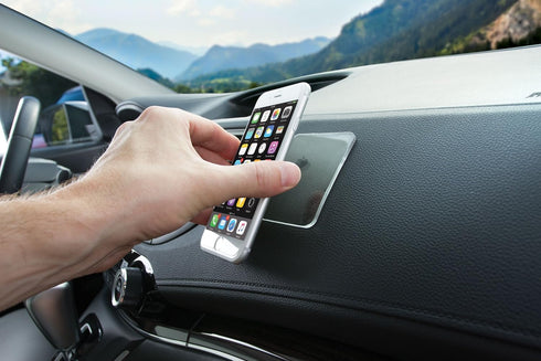 Nano Gel Pad Car Sticky Pad, 10 Pack Reusable Super Sticky Gripping Pads for Car Dashboard