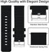 Lamshaw 20mm Breathable Nylon Woven Fabric Replacement Strap for Garmin Forerunner 165, Compatible with vivoactive