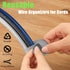 80PCS Hook and Loop Cable Straps, Cable Management Under Desk, Adhesive Cable Ties, Reusable Wire Organizers for Cords