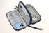 Waterproof Portable Electronic Organizer Bag for Travel, Multifunctional Cord Storage Case in Blue