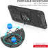 Anqrp Galaxy S20 Ultra Case, Military Grade Protective Phone Cover with Enhanced Metal Ring Kickstand