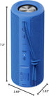 MIATONE Portable Outdoor Bluetooth Speakers, Waterproof, Blue