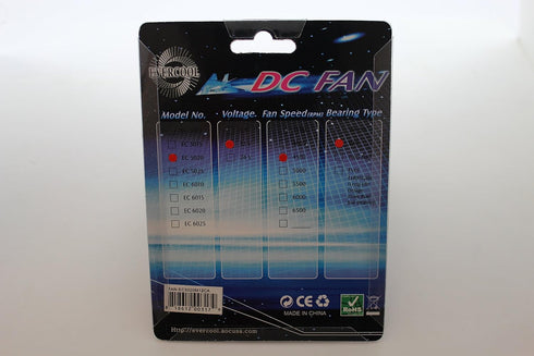 EVERCOOL Brushless Fan 50x50x20mm #EC5020M12CA