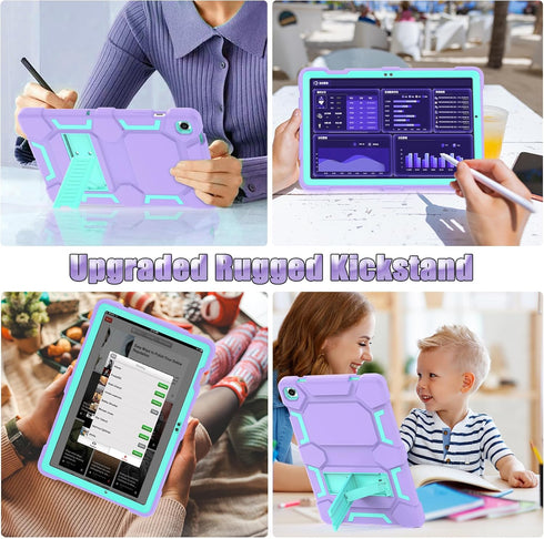 Rugged Case for Samsung Galaxy Tab A9+/ A9 Plus 11 inch 2023 - Heavy Duty Shockproof Protective Cover