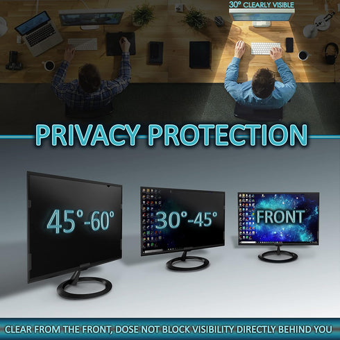 18.5 Inches 16:9 (16.14 inch 9.09 inch Privacy Screen Filter for (Screen Measured Diagonally) Desktop Computer Monitor