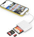 SZHAIYIJIN CF SD Card Reader for iPhone iPad, 3 in 1 Compact Flash