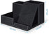 TopMade Fast Wireless Charger with Desk Organizer, Multifunctional Desktop Storage with 3 Compartments and Phone Stand