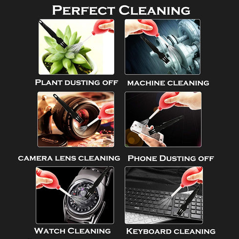 Small Anti Static ESD Safe Cleaning Dust Brush Kit for Phone Computer Keyboard Laptop Screen Camera Lens, ESD Precision