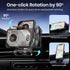 Keledz Wireless Car Phone Charger Holder, Smart Auto-Clamping Fast Charging Car Phone Holder with Atmosphere Lights