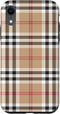 iPhone XR Checkered Plaid Gingham Pattern Case