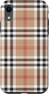 iPhone XR Checkered Plaid Gingham Pattern Case