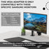 HumanCentric VESA Mount Adapter for Samsung Curved Monitors 32 inch CF397 and 24 inch CRG5, 75x75 or 100x100mm
