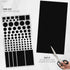 FLANCCI LED Light Blocking Stickers - Blackout LED Covers, Dim 50%-80% of Lights, 2 Sheets (1 Cut Out + 1 Uncut)