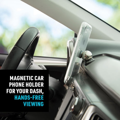 Nite Ize Steelie Original Dash Kit - Magnetic Phone Mount for Car Dashboard, Strong Steelie Magnet