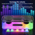 Serounder IPX5 Bluetooth Speaker, Portable Speaker with Stereo Sound, RGB Lights, Mechanical Buttons, Water Resistant