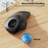 Nulea Wireless Ergonomic Trackball Mouse, Rechargeable Bluetooth Rollerball Mouse, 5 Adjustable DPI, Compatible with
