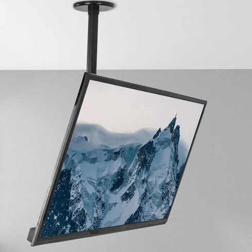 VIVO Universal Pole Mount for 32 to 55 inch TV Arm Bracket with Removable VESA Plate, Fits up to 1.9 inch Tubing