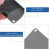 MECCANIXITY 6PCS PC Dust Filter, 90x90mm PVC Computer Case Cooler Dustproof Mesh Cover for Speakers, Black