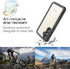 Galaxy S23 FE Case, Ultimate Waterproof & Shockproof Protection, Full Coverage with Screen Protector, Slim Design Black