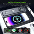 LANSEMKU 15w 17/16/15/14/13/12 S23 S22 S20 30cm Wireless Car Charger Pad, Fast Car Wireless Chargers Charging pad Non