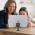 HZZADZXW 360 17 16 Metal Cell Phone Stand for Desk, Multi-Angel Adjustable Rotation Non-Slip and Foldable Mobile Phone