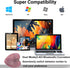 SHARE SUNSHINE Wireless Bluetooth Mouse Cute Pink Love Heart Shinning Led Light Silent Portable Lightweight USB Optical