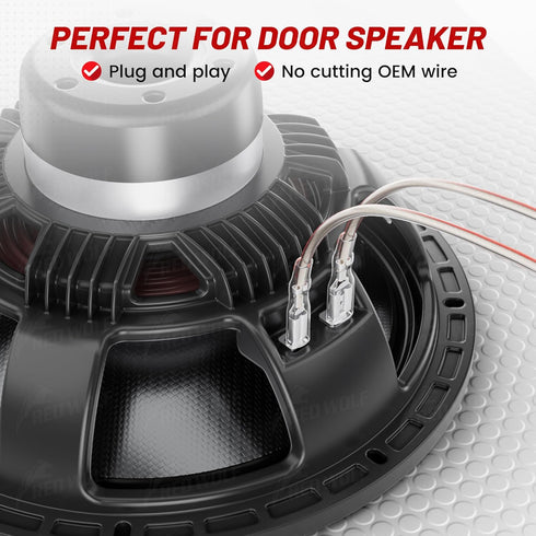 RED WOLF Car Door Speaker Wiring Harness Adapter - Connector Plug Compatible with Nissan Sentra, Altima, Rogue 2004-2019