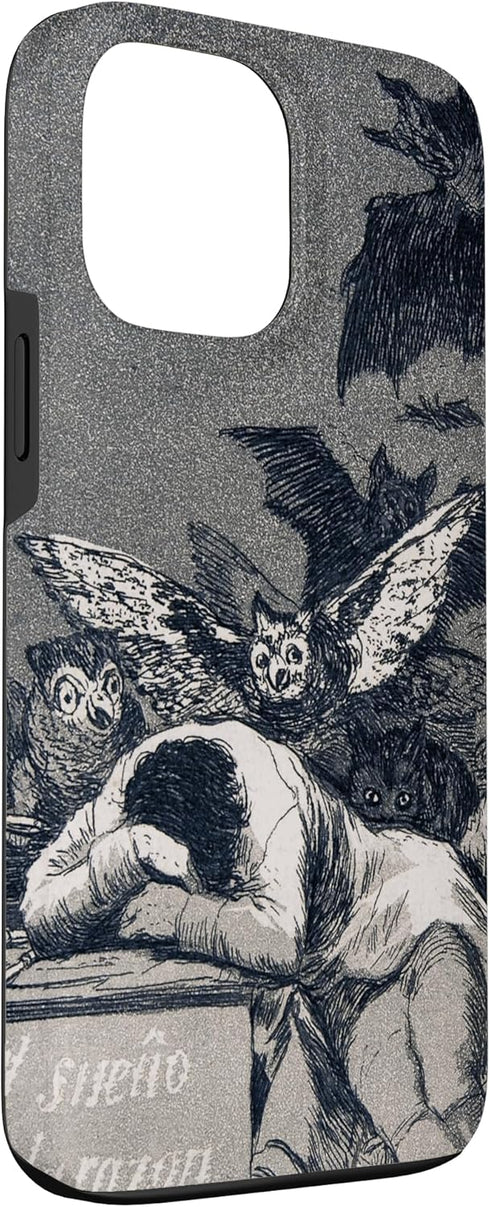 Twisted City Art 13 Francisco Goya - The Sleep of Reason Produces Monsters Case for iPhone Pro Max