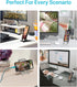 BLACK+DECKER Phone Stand for Desk - Folding Cell Phone Stand Holder - Adjustable and Portable, Folds Down Flat