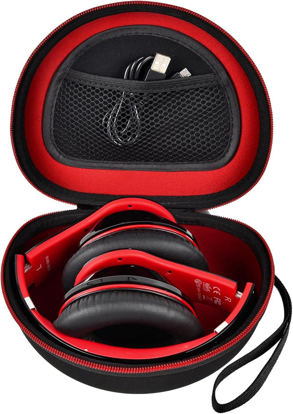 Headphone Case for TOZO HT2, Beats Solo 4, Picun P26, Beats Studio Pro, More Foldable Bluetooth Headset (Extra Large)