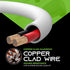 GearIT 16/2 Speaker Wire (100 Feet) 16 Gauge Copper Clad Aluminum, Fire Safety in Wall Rated Audio Cable