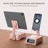 Gifts for Women - TechGlow Foldable Cellphone Stand with Bluetooth Speaker, Birthday Gift Idea, Pink