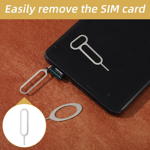 XLIUAX 16Pcs Set, Sim Card Removal Tool Sim Ejector Tool Smooth and Burr-Free SD Card Removal Tools Key Cards Tray