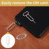 XLIUAX 16Pcs Set, Sim Card Removal Tool Sim Ejector Tool Smooth and Burr-Free SD Card Removal Tools Key Cards Tray
