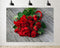 TryKid 10x6.5ft Romantic Red Rose Bouquet Backdrop Fresh Flower Gift Photography Background Valentine