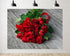 TryKid 10x6.5ft Romantic Red Rose Bouquet Backdrop Fresh Flower Gift Photography Background Valentine